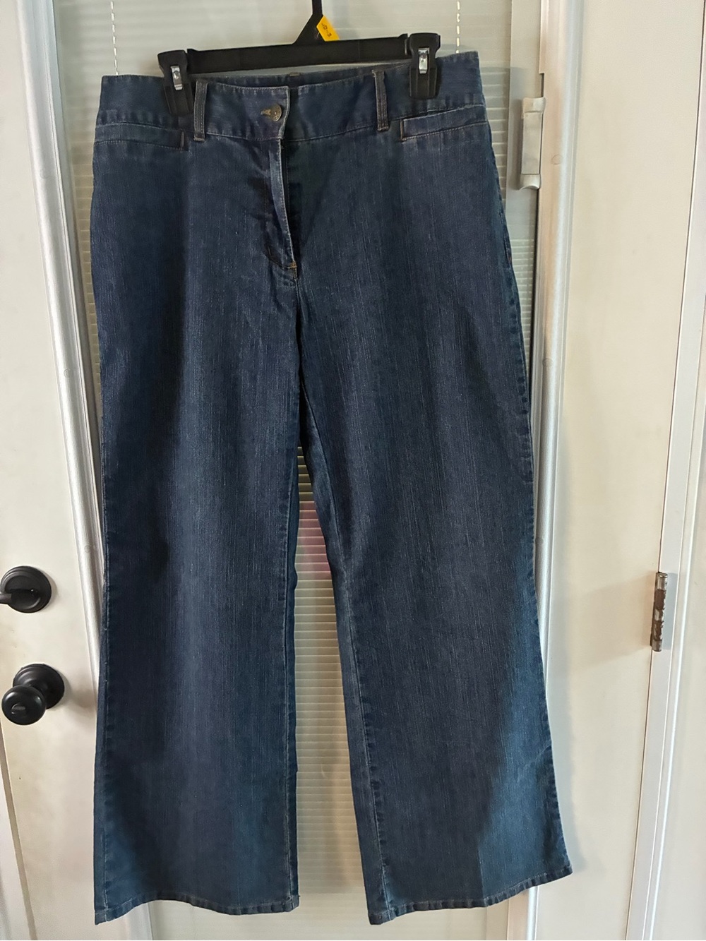 Ruby Rd. Wide-Leg Jeans in Dark Blue Wash